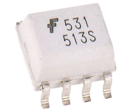 63-8046-20　ON Semiconductor, HCPL0531R2 DC Input Transistor Output Dual Optocoupler, Surface Mount, 8-Pin SOIC　HCPL0531R2