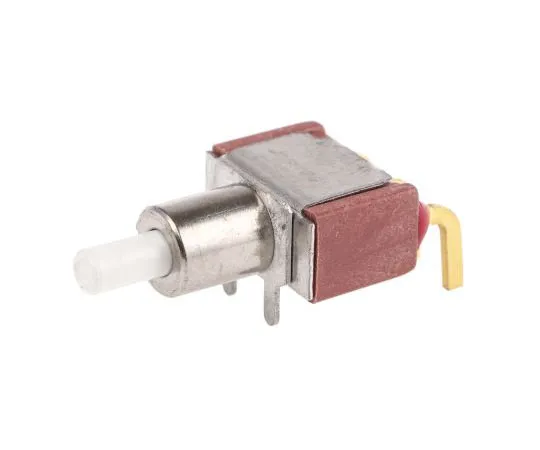 63-7980-81　C & K Single Pole Double Throw (SPDT) Momentary Push Button Switch, IP 40, PCB　8125SD9ABE