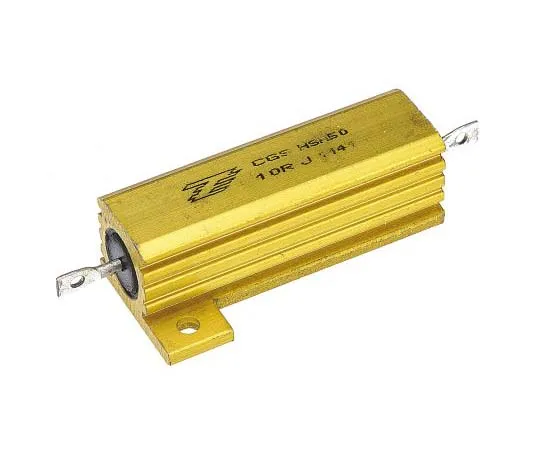 63-7758-59　TE Connectivity HSA50 Series Aluminium Ho***d Solder Lug Wire Wound Panel Mount Resistor, 10Ω ±5% 50W　HSA5010RJ