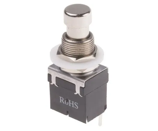 63-8040-85　RS PRO Single Pole Double Throw (SPDT) Latching Push Button Switch, 12.2 (Dia.)mm, PCB　846-6720