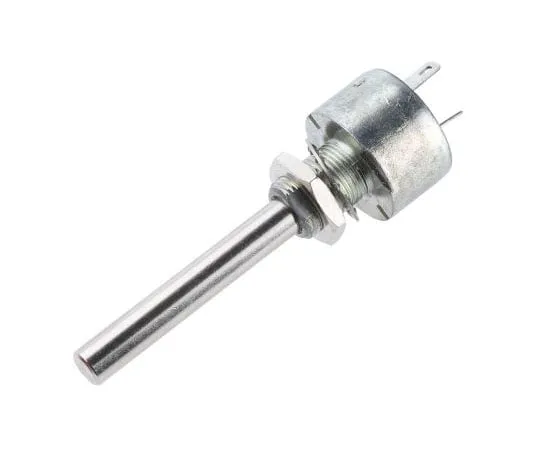 63-7986-69　Vishay 1 Gang Rotary Cermet Potentiometer with a 6 mm Dia. Shaft, 470kΩ, ±10%, 3W, Linear PE30L0FR474KAB　PE30L0FR474KAB