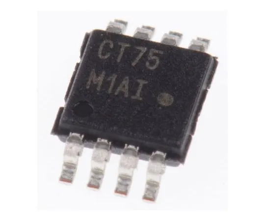 63-8007-65　ON Semiconductor NCT75DMR2G, Temperature Sensor -55 → +125 °C ±1°C Serial-I2C, SMBus, 8-Pin　NCT75DMR2G