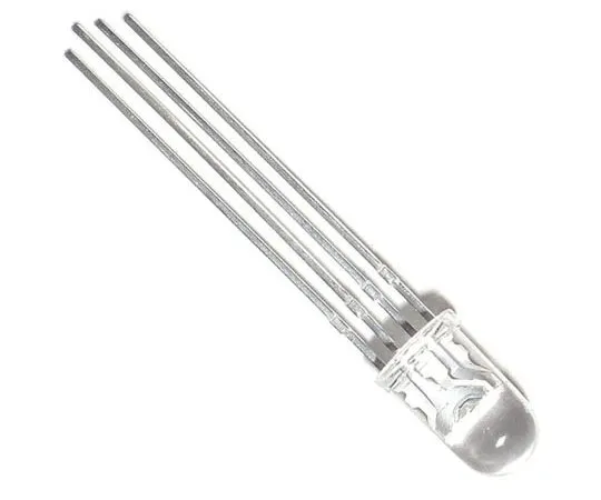 63-8045-09　2.5 V, 4 V RGB LED 5mm Through Hole, Kingbright L-154A4SUREQBFZGEC　L-154A4SUREQBFZGEC