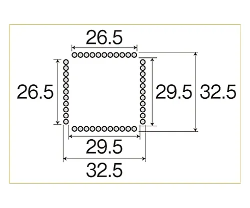 61-0484-47　［Discontinued］Replacement Nozzle HS-619, for Hot Air SMD Removing Machine　HS-619