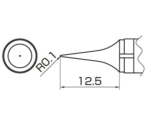 61-4928-25　［Discontinued］LI Type TrowelTip 938　T10-LI
