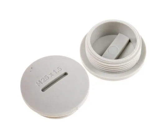 63-8047-33　RS Pro M25 x 1.5 Blanking Plug, Nylon 66, 24.7mm, Threaded　865-9770