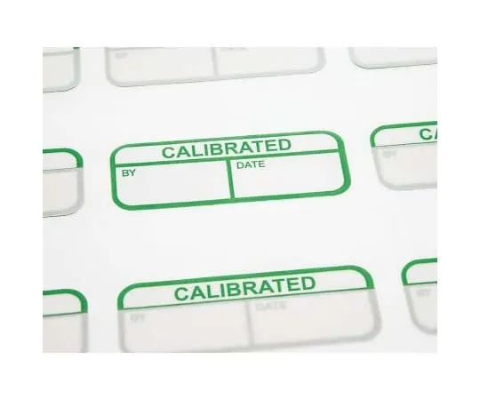 63-7809-11　RS PRO Adhesive Pre-Printed Green Label-Calibrated-. Quantity: 120　758-7923