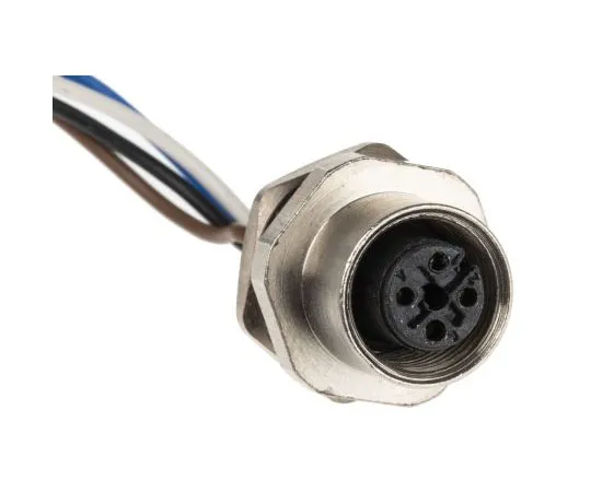 63-8053-16　RS PRO M12 Panel Mount Connector, 4 contacts Socket　877-1110