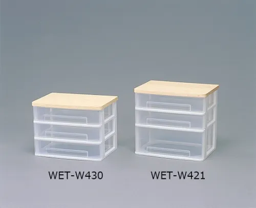 61-0422-25　［Discontinued］Wood Top Wide Table Chest WET-W421 White　218680/WET-W421