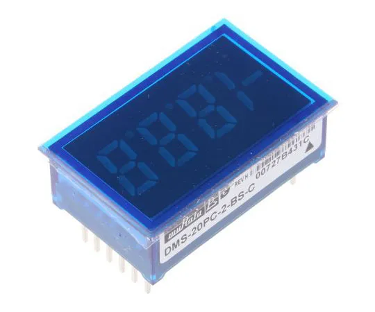 63-8012-16　Murata Power Solutions Digital Voltmeter DC, LED Display 3.5-Digits, 33.93 x 21.29 mm　DMS-20PC-2-BS-C