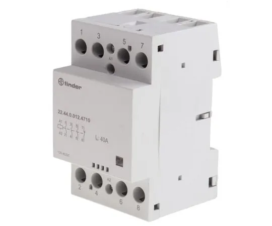 63-7999-96　Finder22 Series 3PDT Non-Latching Relay DIN Rail, 12V ac/dc Coil, 40A　22.44.0.012.4710