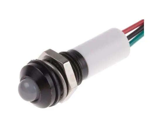 63-7761-48　RS PRO Green, Red, Yellow Indicator, 24 V dc, 8mm Mounting Hole Size, Lead Wires Termination, IP67　723-9567