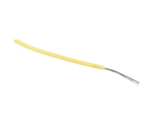 63-8049-48　RS PRO Yellow Hook Up Wire UL11028, 0.08 mm², 600 V 28 AWG, 100m　872-4448