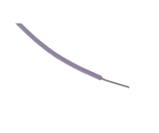 63-8037-93　RS PRO PTFE Equipment Wire 0.12 mm² CSA, Purple 100m Reel　841-7201