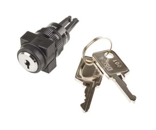 63-7793-30　IP65 Key Switch, 5 A @ 250 V ac 1-Way, -25 → +55°C　745-2433