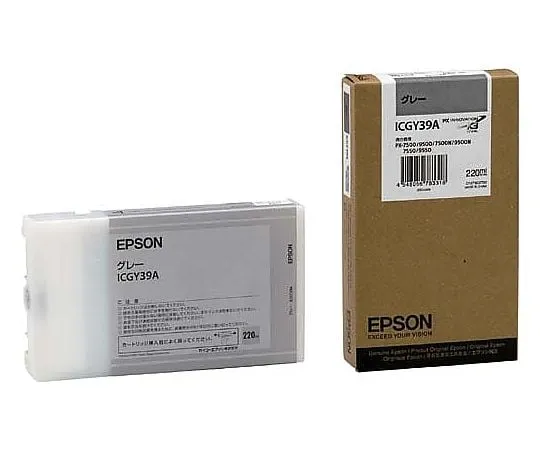 61-0514-12　［Discontinued］Epson Genuine Ink Cartridge (Gray)　ICGY39A