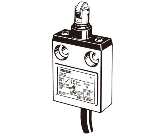 62-4827-97　［Discontinued］Small limit switch D4C　D4C-3933