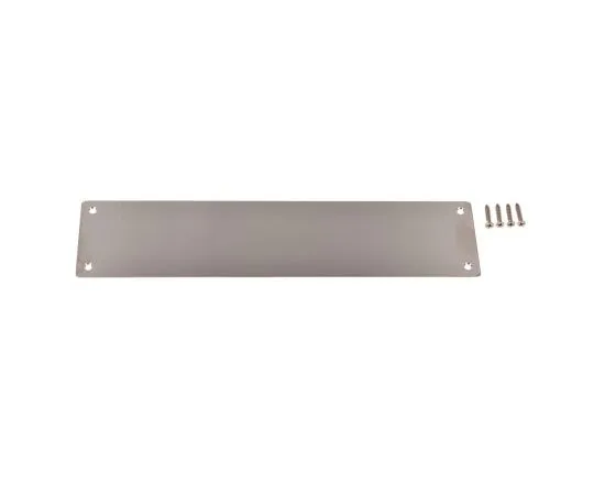 63-8065-49　RS PRO Stainless Steel Satin Screw Mounted Push Plate, 330 x 75mm　894-6939