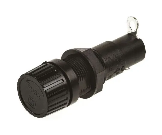 63-8320-53　Schurter FEU Series 10A Manual Cap Panel Mount F*** Holder for 6.3 x 32mm F***, PC2, IP40　31.1804