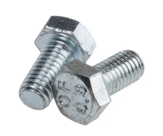 63-8081-15　Zinc Plated Steel Hex M5 x 10mm Set Screw　917-2814