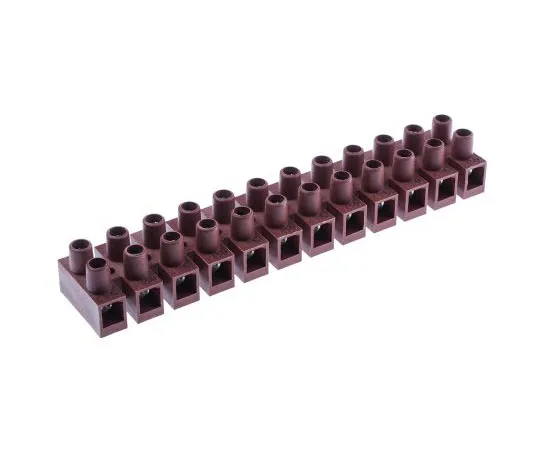 63-8074-50　RS Pro Disconnect Terminal Block, 12 Way/Pole, Screw Terminals, 16 mm² Surface Mount, Glass Fibre Reinforced,　910-6788