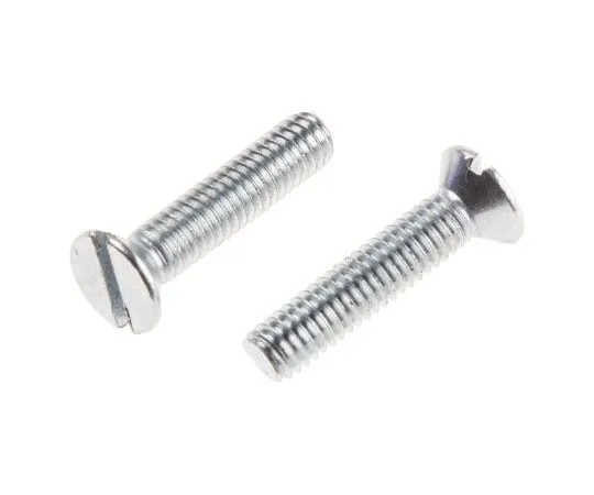 63-8072-65　RS Pro, M3.5 Countersunk Head, 16mm Steel Slot Bright Zinc Plated0.6　908-7384