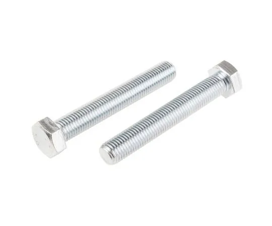 63-8081-91　Zinc Plated Steel Hex M20 x 130mm Set Screw　917-3071