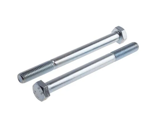 63-8082-31　Bright Zinc Plated Steel Hex Bolt, M12 x 130mm　917-3214