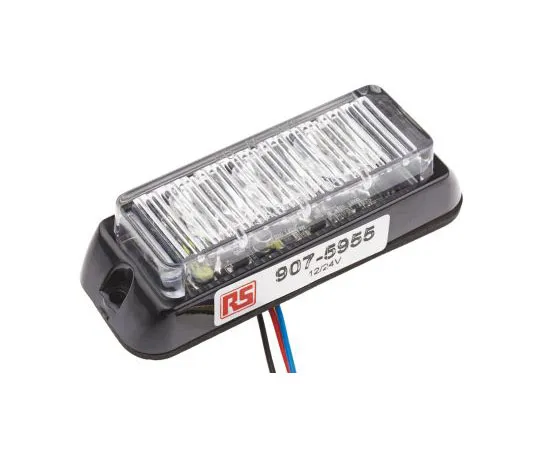 63-8071-26　LED, Flashing Light Module, Amber, Surface Mount, 12/24 V dc　907-5955