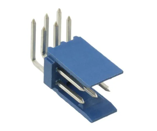 63-8340-10　TE Connectivity AMPMODU HE14, 6 Way, 2 Row, Right Angle PCB Header　281742-3