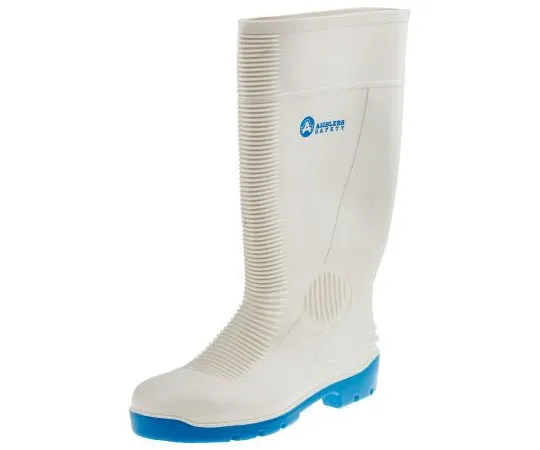 63-8069-81　RS PRO White Steel Toe Men Safety Wellingtons, UK 8, US 10　899-7716