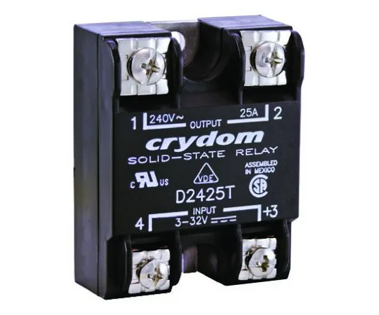 63-8313-69　Sensata / Crydom 90 A SPST Solid State Relay, Instantaneous, Panel Mount, SCR, 280 V rms Maximum Load　D2490-10