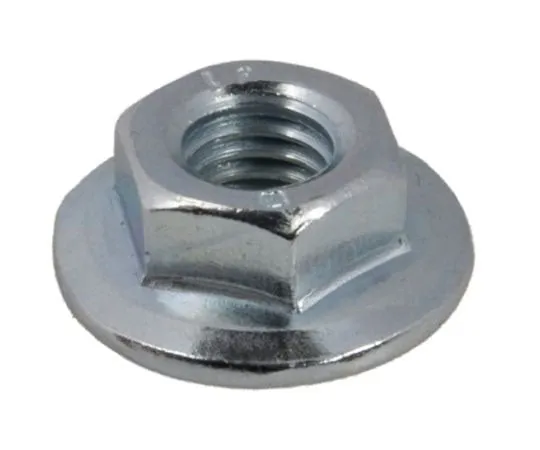 63-8311-95　21.8mm Plain Stainless Steel Hex Flanged Nut, M10, A2 304　725-9653