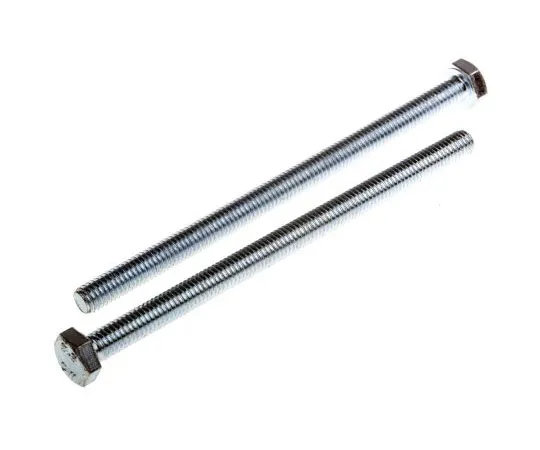 63-8081-29　Zinc Plated Steel Hex M6 x 100mm Set Screw　917-2860