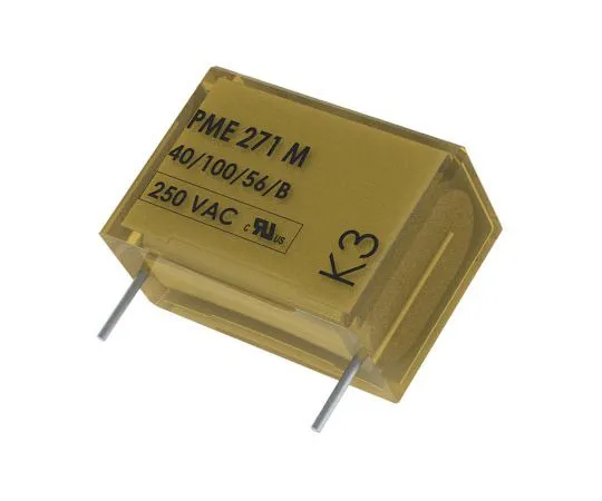 63-8306-91　KEMET Paper Capacitor 33nF 275V ac ±20% Tolerance PME271M Through Hole +110°C　PME271M533MR30