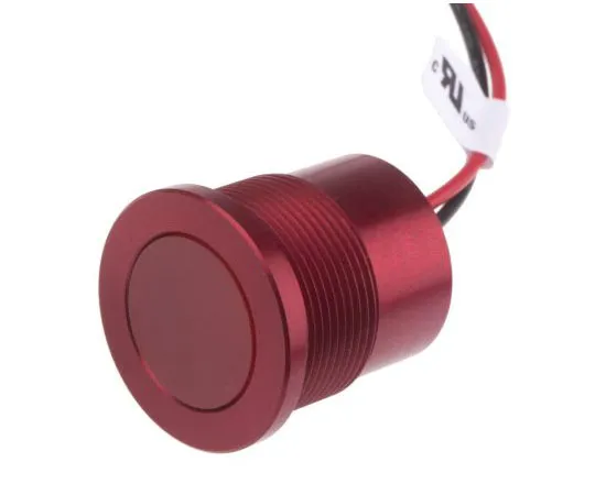 63-8068-42　RS PRO Red Indicator, 24 V ac/dc, 22mm Mounting Hole Size, Lead Wires Termination, IP67　898-7703