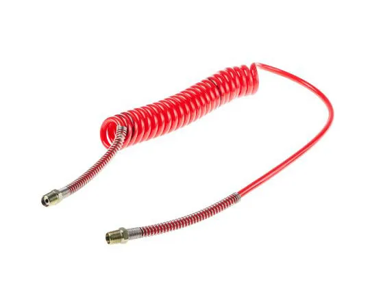 63-8080-92　RS PRO 2m Red Coil Tubing with Connector, PUR, BSP 1/4" Male　917-2457