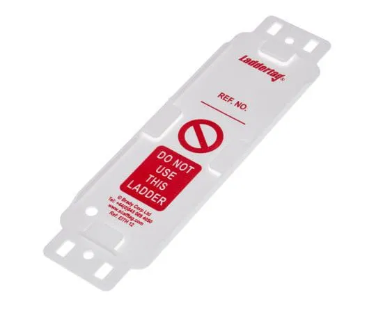 63-8083-28　Brady Ladder Tag Kit, Kit Contents 1 Pen, 10 Laddertag Holders, 10 Laddertag Inserts (English)　LAD-GB-EITH-L12-A