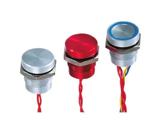 63-8311-20　Illuminated Flying Lead Piezo Switch, , IP68, 200 mA @ 24 V dc, NO, -40 → +75°C　PBAR1AF2000A0B