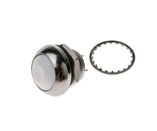 63-8063-25　RS PRO Single Pole Single Throw (SPST) Momentary Yellow LED Miniature Push Button Switch, IP67, 13.6 (Dia.)mm,　891-9845