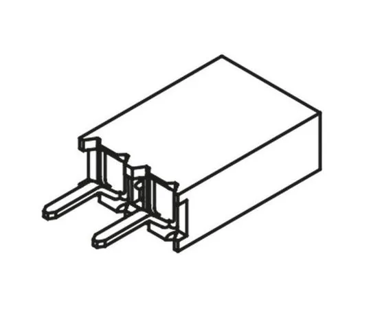 63-8122-70　Samtec BCS Series 2.54mm Pitch 2 Way 1 Row Straight PCB Socket, Through Hole, Solder Termination　BCS-102-L-S-TE