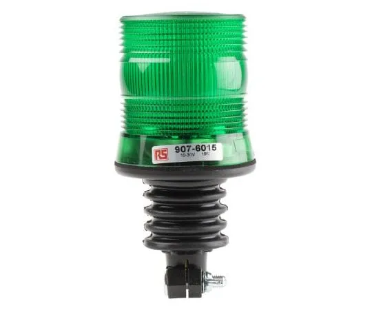 63-8071-38　LED, Flashing Beacon, Green, Flexi DIN Rail, 10 → 30 V dc　907-6015