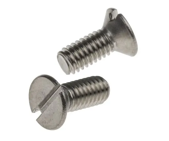 63-8078-22　RS Pro, M4 Countersunk Head, 10mm Stainless Steel Slot A2 3040.7　914-1664