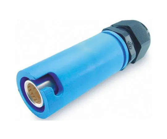 63-8327-59　ITT Cannon Veam Snaplock Series, Cable Mount Industrial Power Plug, Rated At 400A, 415 V ac　SNLM-P-C50-25L-BK