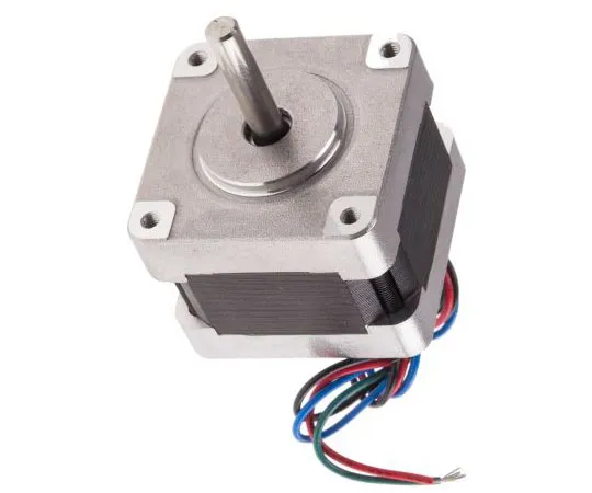 63-8063-77　RS PRO Hybrid, Permanent Magnet Stepper Motor 1.8°, 0.21Nm, 9 V, 600 mA, 4 Wires　892-8723