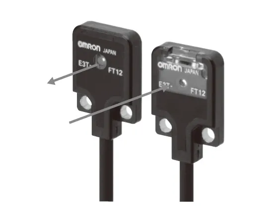62-4698-83　［Discontinued］Photoelectric sensor with built-in amplifier (Ultra-compact / thin) E3T　E3T-FT21-ECON 2M