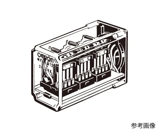 62-4800-53　［Discontinued］Electromechanical Relay unit MYA　MYA-LB12 AC110/120