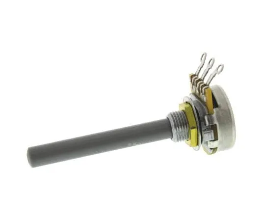 63-8316-85　TE Connectivity 1 Gang Rotary Carbon Potentiometer with a 6.35 mm Dia. Shaft, 470kΩ, ±20%, 0.4W, Linear 1624146-2　1624146-2