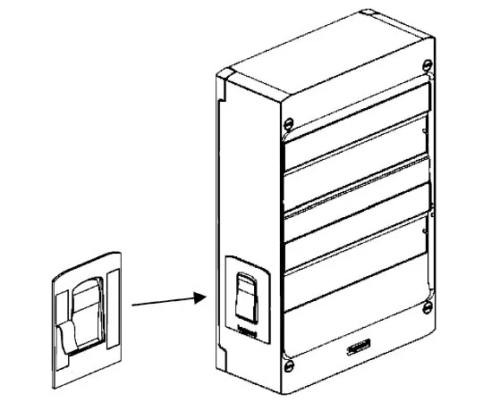 63-8124-11　Legrand Drivia Document Holder　4 013 89