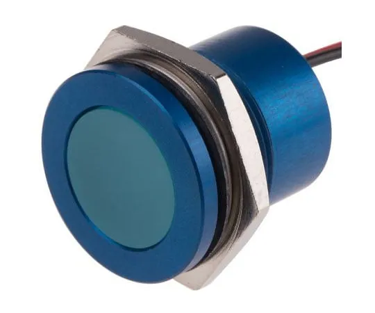 63-8068-61　RS PRO Blue Indicator, 24 V ac/dc, 22mm Mounting Hole Size, Lead Wires Termination, IP67　898-7804